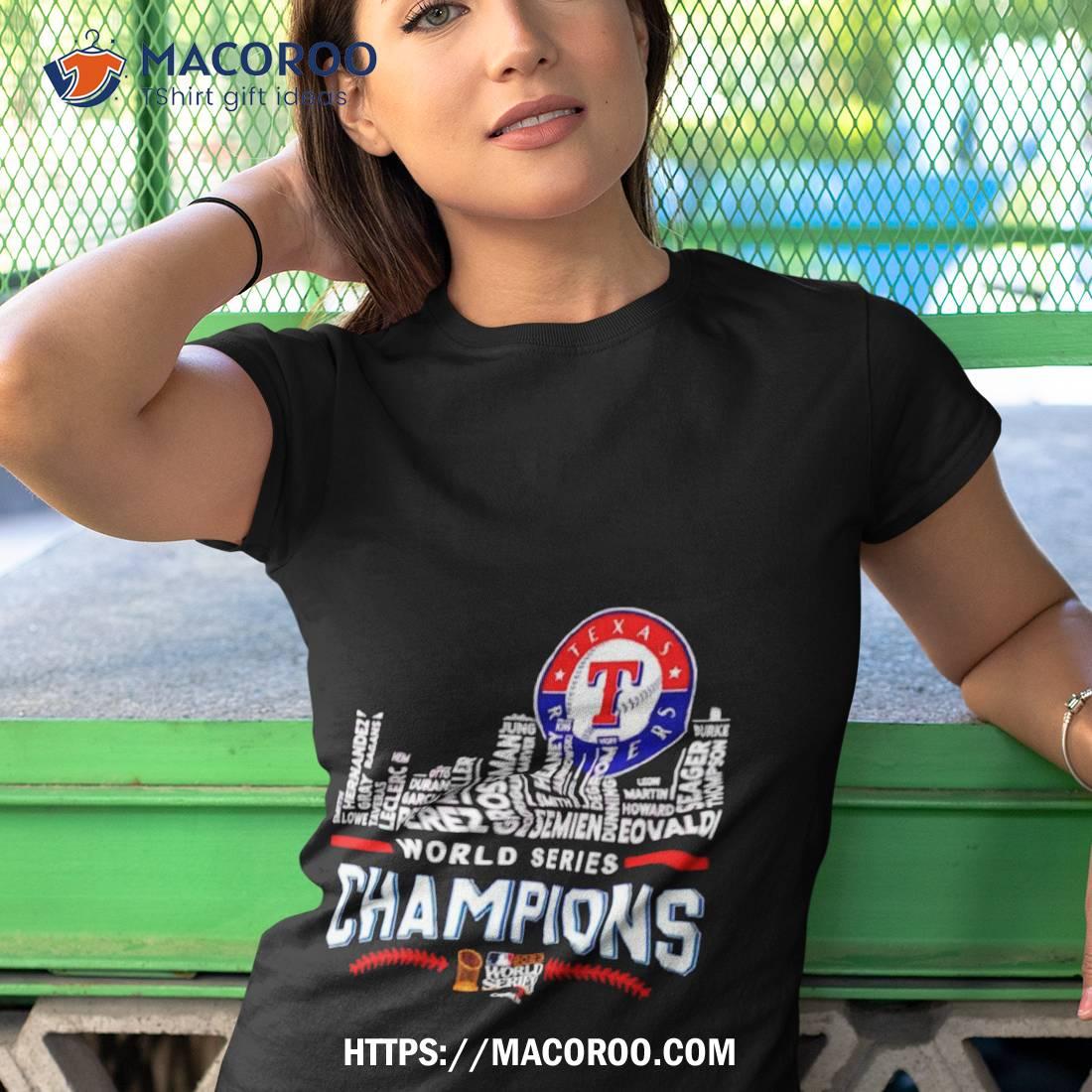 Texas Skyline Players Name 2023 World Series Champions Shirt Texas Skyline Players Name 2023 World Series Champions Shirt
