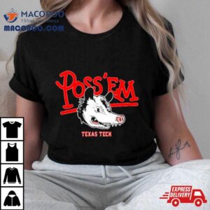 Texas Tech Football Rally Possum Tshirt