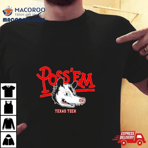 Texas Tech Football Rally Possum Shirt