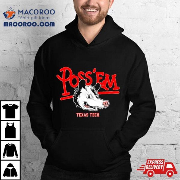 Texas Tech Football Rally Possum Shirt