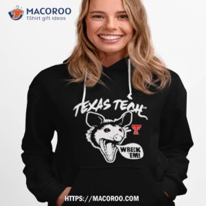 Texas Tech Wreck Em Possum Hoodie 1