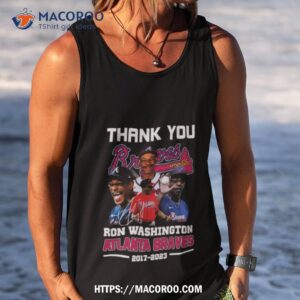 Thank You Ron Washington Atlanta Braves 2017 2023 Signature Tank Top