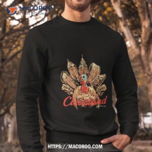 Thankful For Cleveland Turkey Retro Sweatshirt