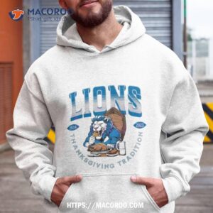 Thanksgiving Tradition Detroit Lions Mascot Football Shirt