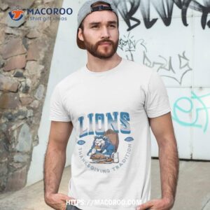 Thanksgiving Tradition Detroit Lions Mascot Football Shirt