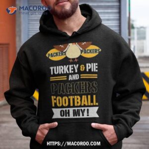 Thanksgiving Turkey And Pie Green Bay Packers Football Shirt