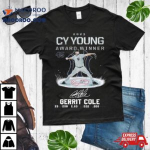 The Al Cy Young Award Winner Is Gerrit Cole Signature Tshirt