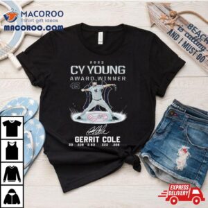 The Al Cy Young Award Winner Is Gerrit Cole Signature Tshirt