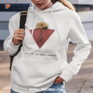 The Earth Will Drown The Occupation Long Live The Orca Uprising Artwork Sweat Hoodie 3