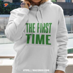 The First Time Logo Block T Shirt 1 The First Time Logo Block Hoodie 2