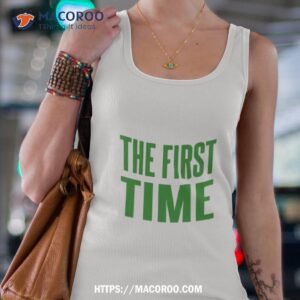 The First Time Logo Block T Shirt 3 The First Time Logo Block Tank Top 4