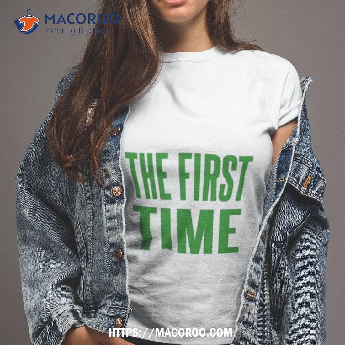 The First Time Logo Block T Shirt The First Time Logo Block T Shirt