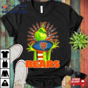 The Grinch And Chicago Bears Nfl Tshirt