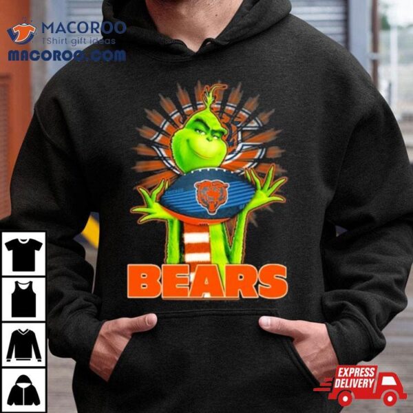 The Grinch And Chicago Bears Nfl Shirt