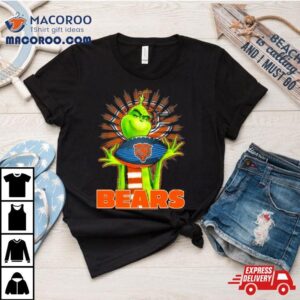 The Grinch And Chicago Bears Nfl Tshirt