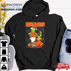 The Grinch And Dog Chicago Bears Merry Christmas Shirt