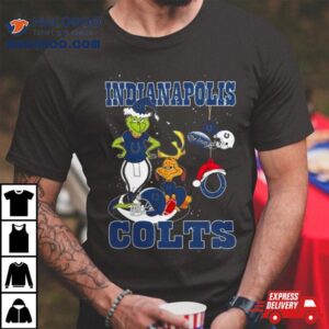 The Grinch And Dog Indianapolis Colts Christmas 2023 Shirt