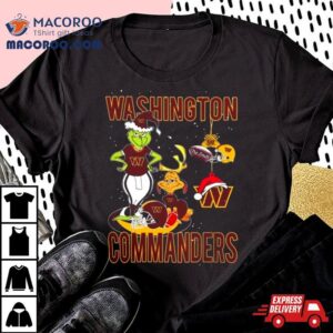 The Grinch And Dog Washington Commanders Ornament Christmas Tshirt