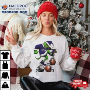 The Grinch Baltimore Ravens Stomp On Nfl Teams Christmas Logo Shirt