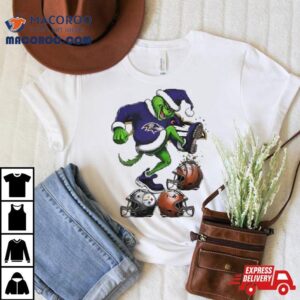The Grinch Baltimore Ravens Stomp On Nfl Teams Christmas Logo Tshirt