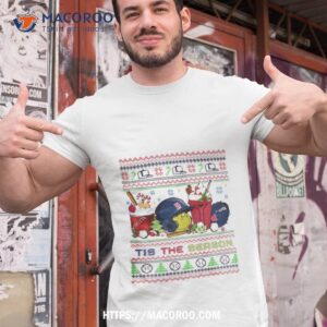 The Grinch Boston Red Sox Tis The Damn Season Ugly Christmas T Shirt