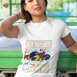 The Grinch Detroit Tigers Tis The Damn Season Ugly Christmas Tshirt 1