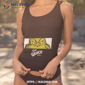 The Grinch Dr Seuss Eyes Tank Top 1