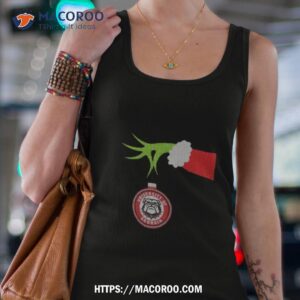 The Grinch Hand Hold University Of Georgia Christmas Tank Top 4