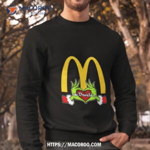 The Grinch Hand Love Mcdonald S 2023 Sweatshirt