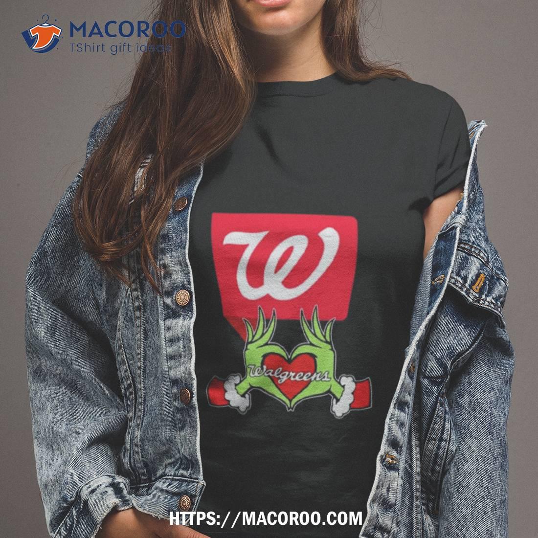 The Grinch Hand Love Walgreens Logo T Shirt The Grinch Hand Love Walgreens Logo T Shirt