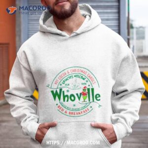 The Grinch Hot Cocoa And Christmas Carols Welcome Whoville Shirt