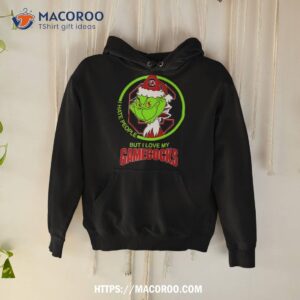 The Grinch I Hate People But I Love My South Carolina Gamecocks Football Logo Shirt