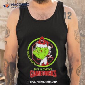 The Grinch I Hate People But I Love My South Carolina Gamecocks Football Logo Tank Top