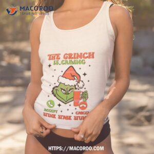 the grinch is calling stink stank stunk shirt tank top 1