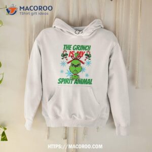 The Grinch Is My Spirit Animal Merry Christmas Shirt