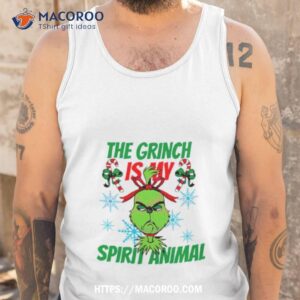 The Grinch Is My Spirit Animal Merry Christmas Tank Top