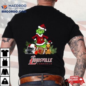 The Grinch Louisville Cardinals Football Christmas 2023 T Shirt