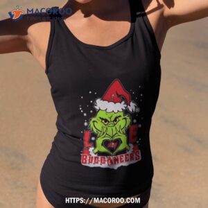 The Grinch Love Heart Tampa Bay Buccaneers Football Christmas 2023 Shirt