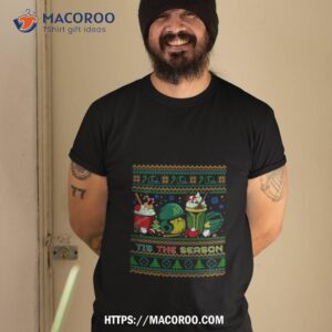 The Grinch Oakland Athletics Tis The Damn Season Ugly Christmas T Shirt