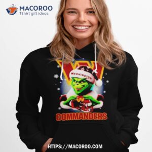 The Grinch Santa Love Washington Commanders Christmas  Shirt