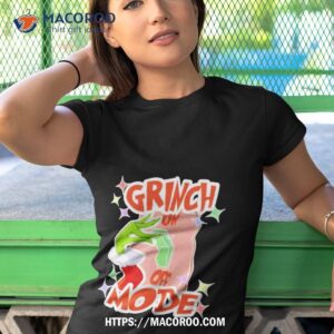 The Grinch Santa Mode On Tshirt 1