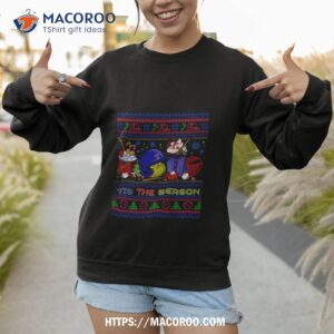 The Grinch Texas Rangers Tis The Damn Season Ugly Christmas Sweatshirt