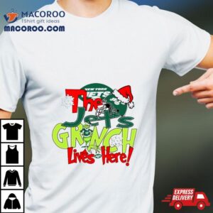 The Jets Grinch Lives Here Christmas Shirt