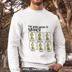 The Many Moods Of Grinch Sweatshirt