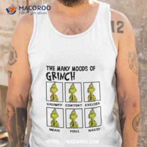 The Many Moods Of Grinch Tank Top