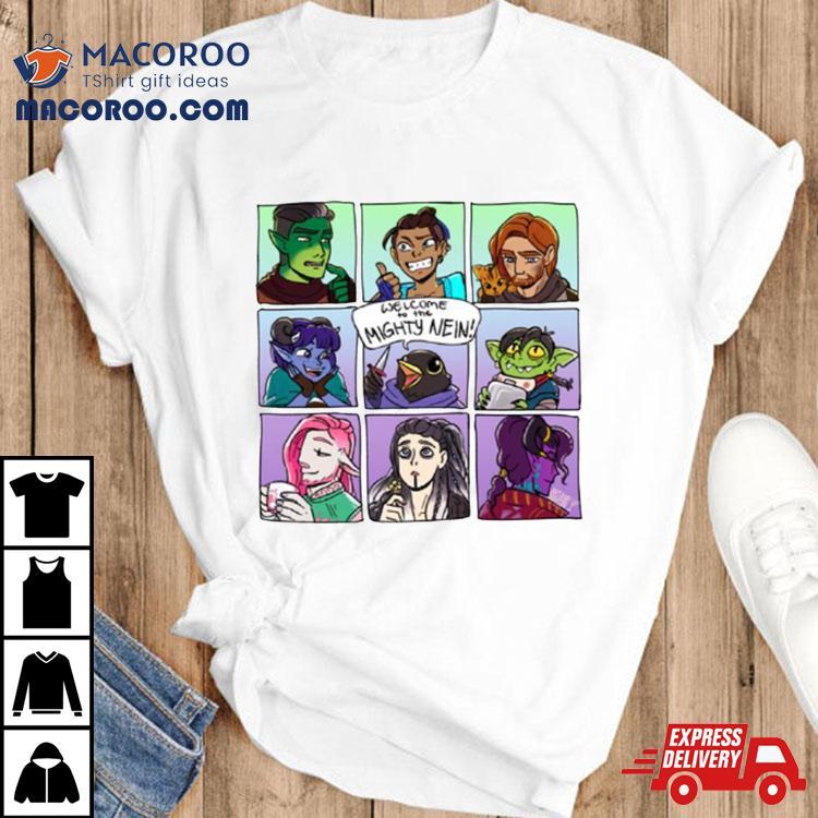 The Mighty Nein Shirt The Mighty Nein Shirt