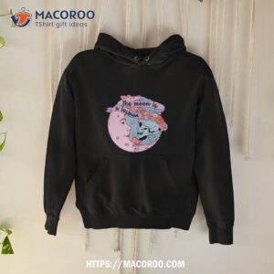 The Moon Is A Lesbian Skeleton Flower Shirt