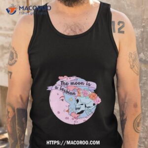 The Moon Is A Lesbian Skeleton Flower Tank Top