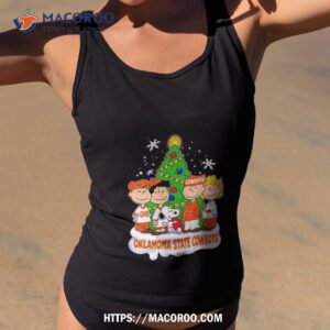 The Peanuts Characters Oklahoma State Cowboys Merry Christmas Shirt