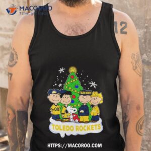 The Peanuts Characters Toledo Rockets Merry Christmas Tank Top
